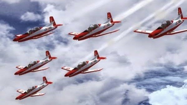 EVENT AGUSTUS 2024 - TIM JAT TNI AU BERAKSI MELUKIS DIATAS LANGIT JCM