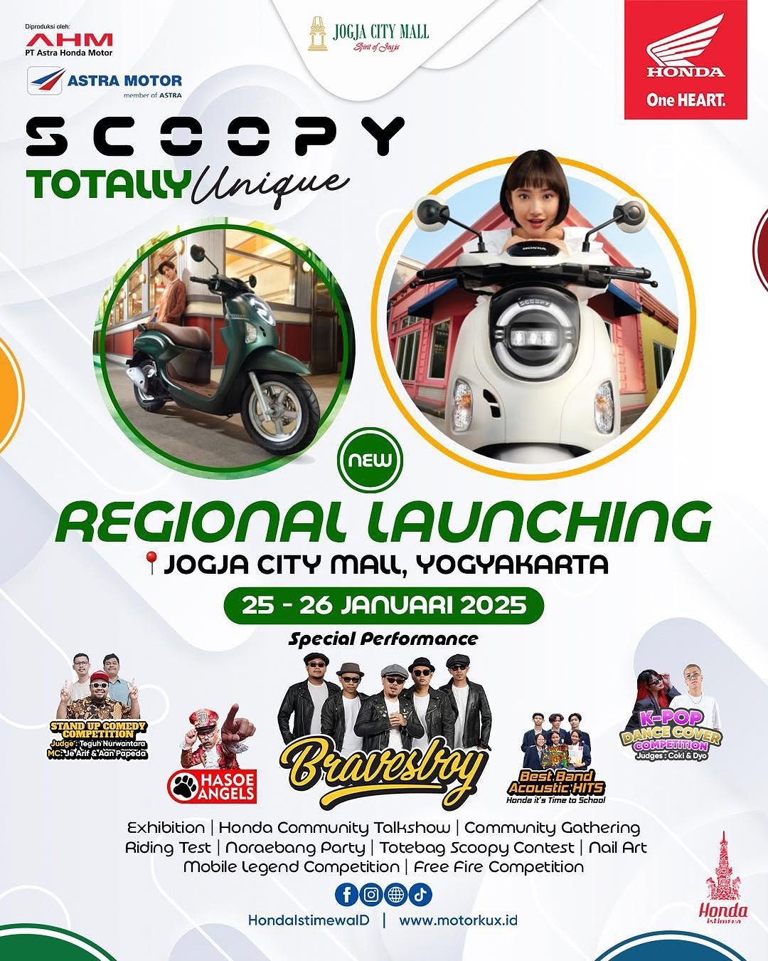 REGIONAL LAUNCHING SCOOPY TOTALLY UNIQUE