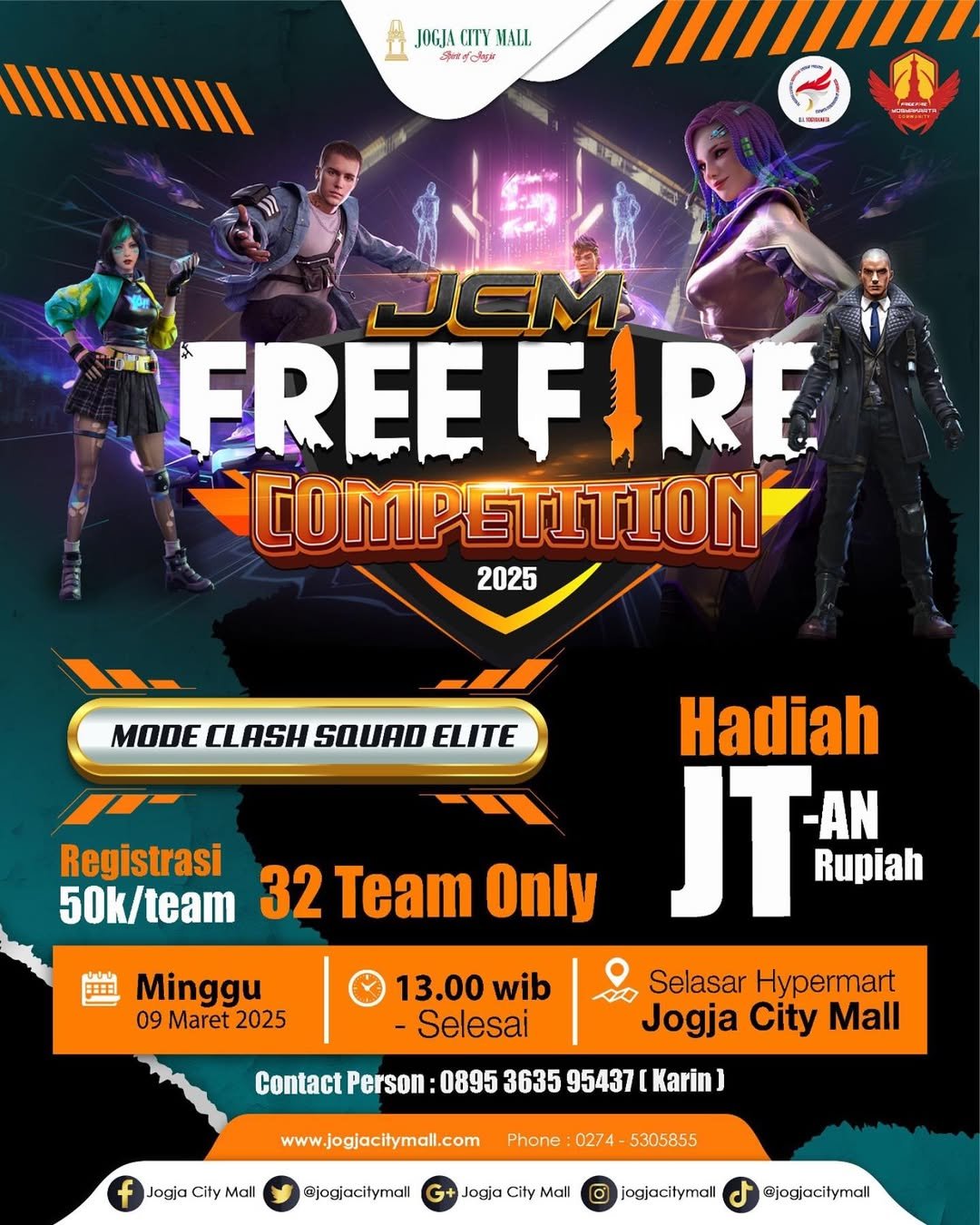 JCM FREE FIRE COMPETITION 2025