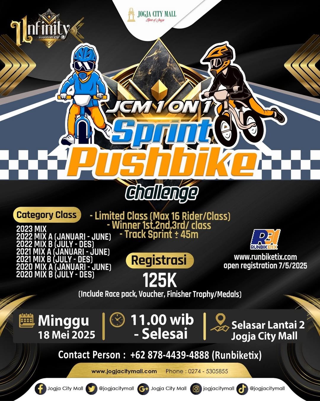 SPRINT PUSHBIKE CHALLENGE