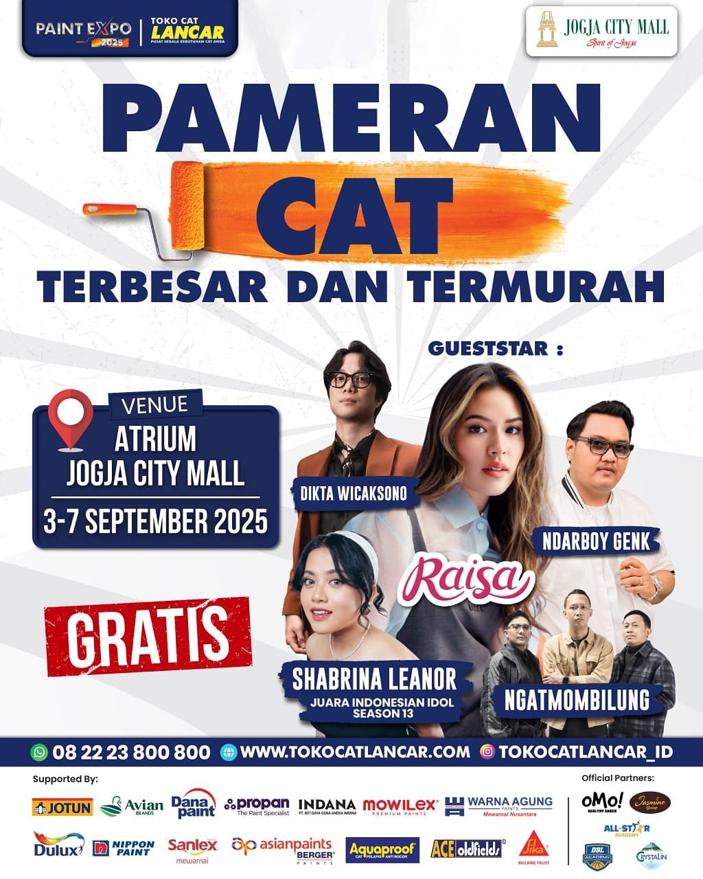 PAMERAN CAT TOKO CAT LANCAR