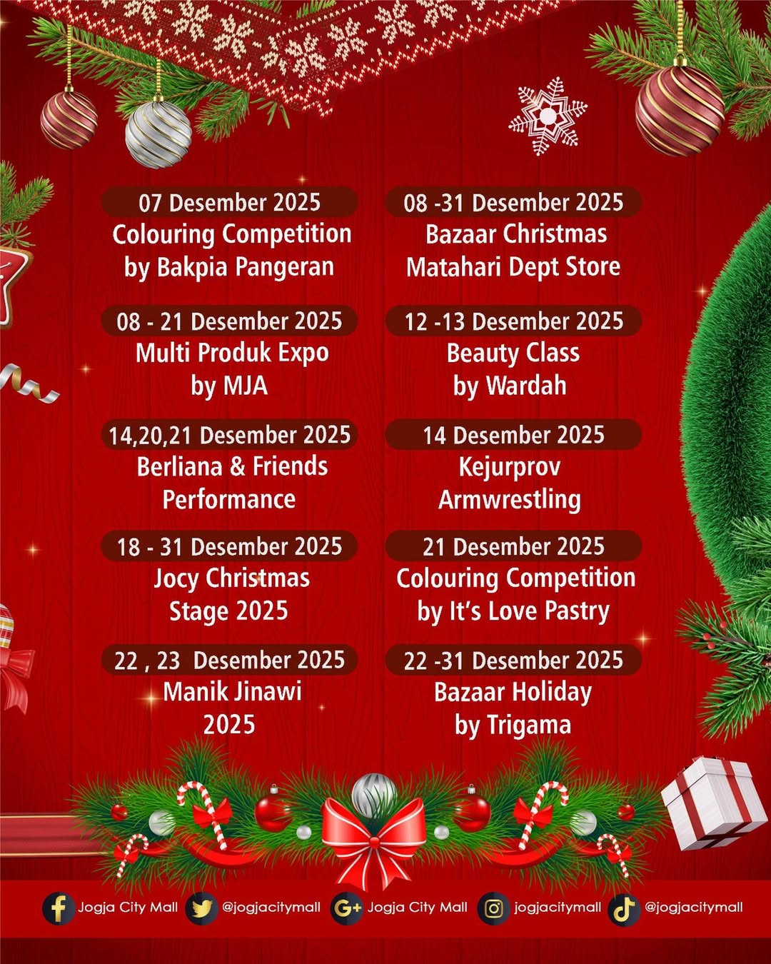 DECEMBER IS HERE! SELAMAT DATANG DI MAGICAL IN CHRISTMAS
