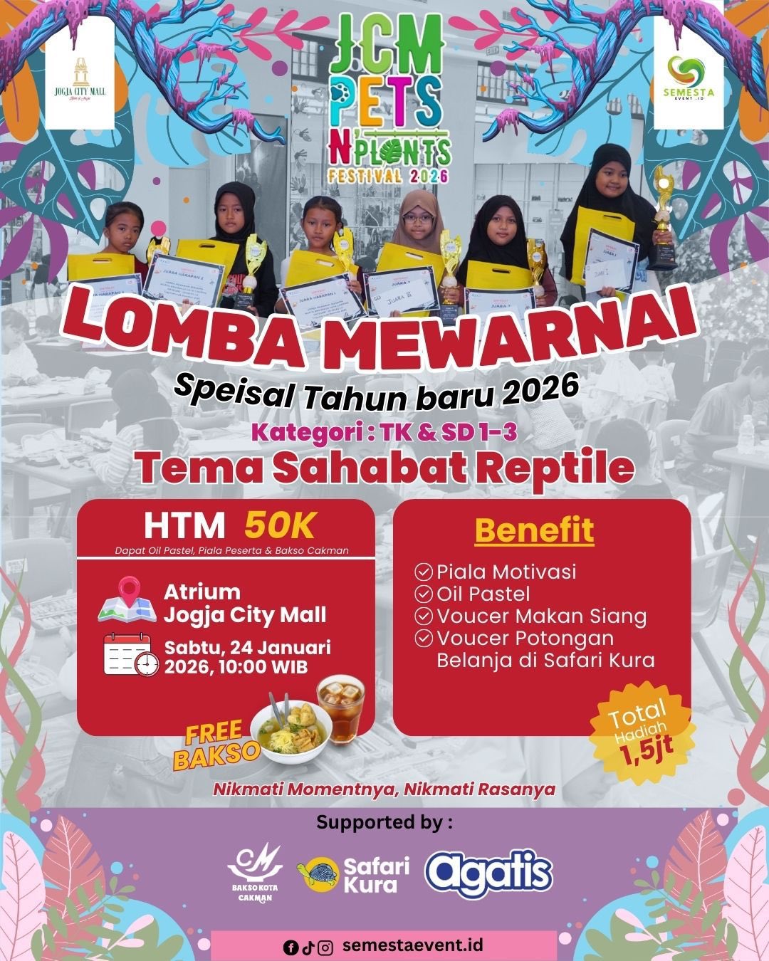 LOMBA MEWARNAI - JCM PETS & PLANTS