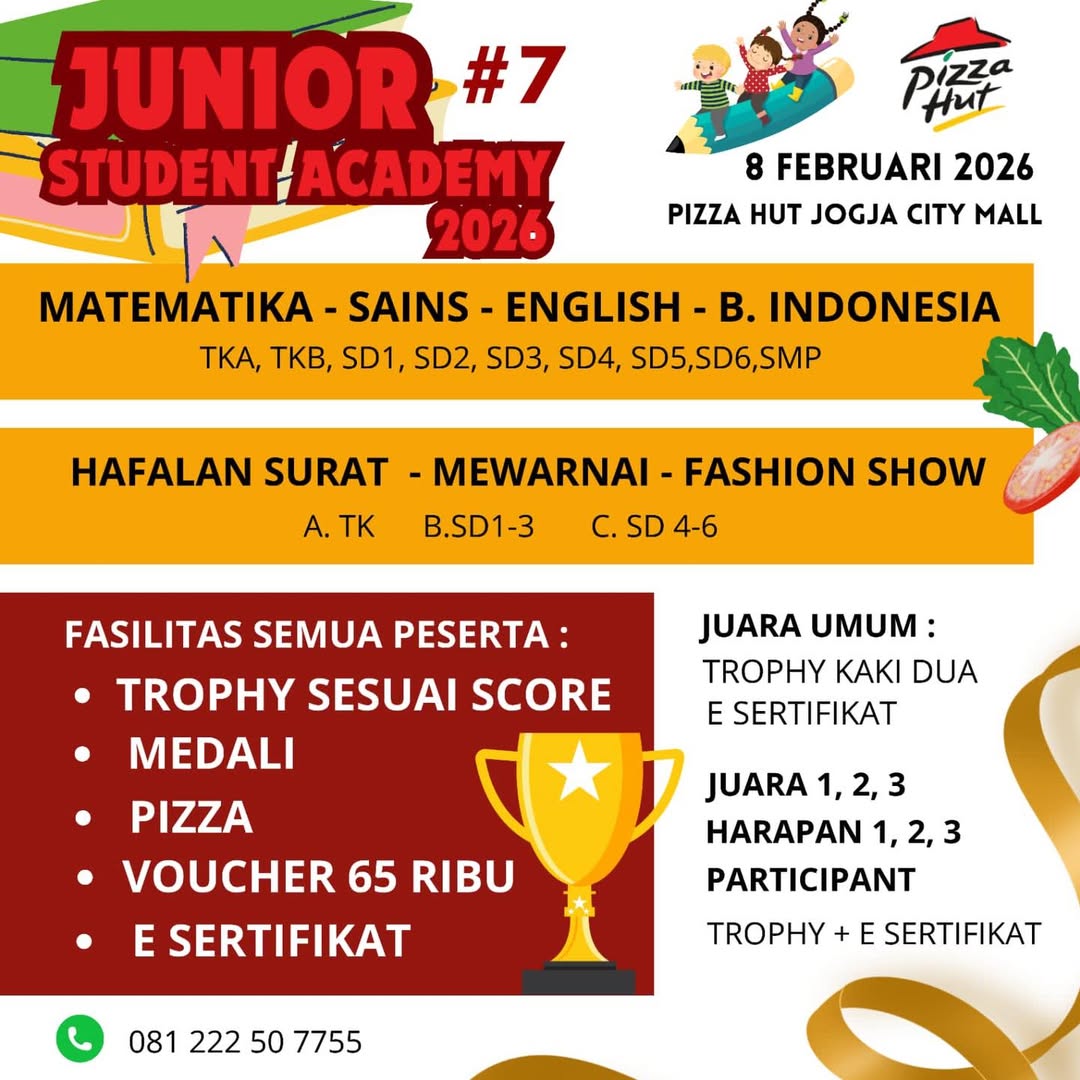 JUNIOR STUDENT ACADEMY 2026