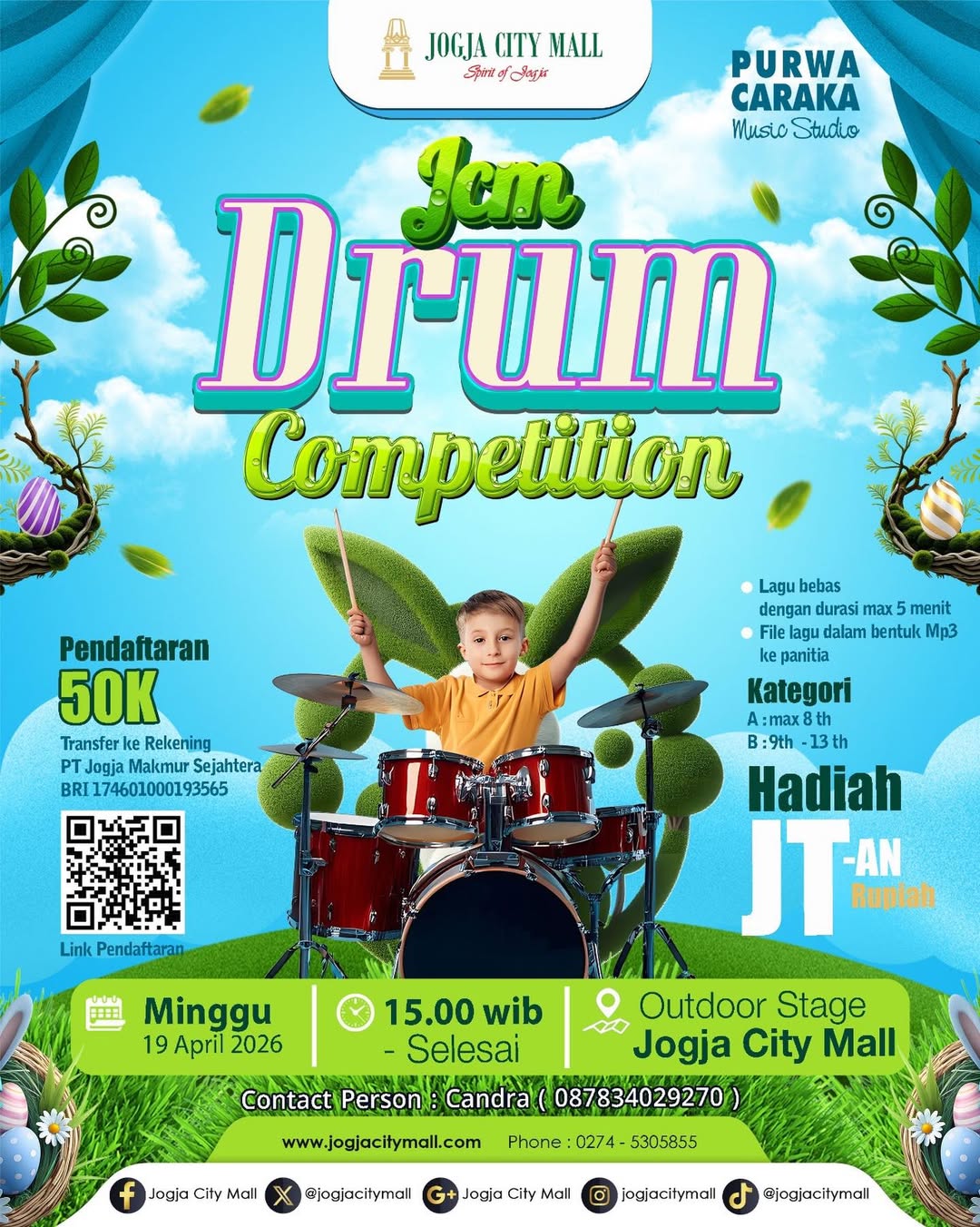 JCM DRUM COMPETITION IS COMING TO JCM