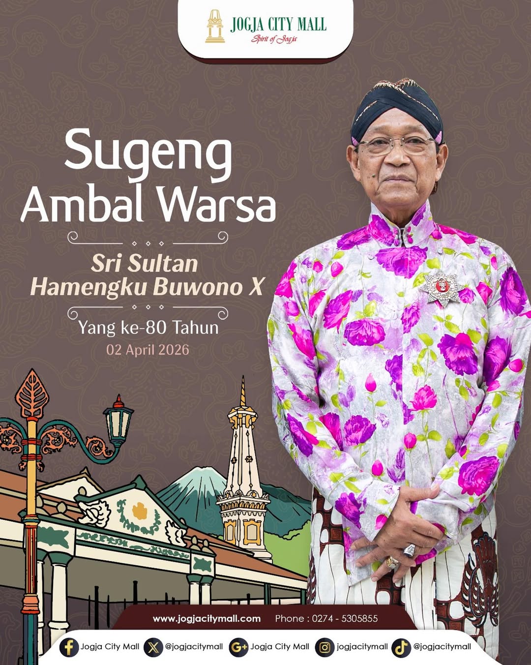 SUGENG AMBAL WARSA KE - 80 TAHUN