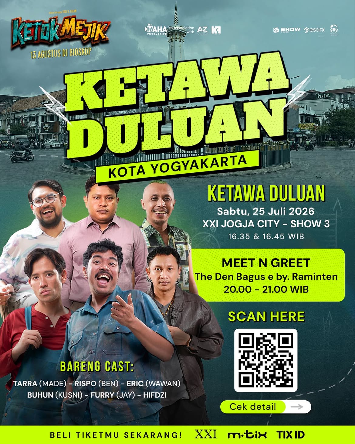 Meet & Greet Film Ketawa Duluan Hadir di Jogja City Mall