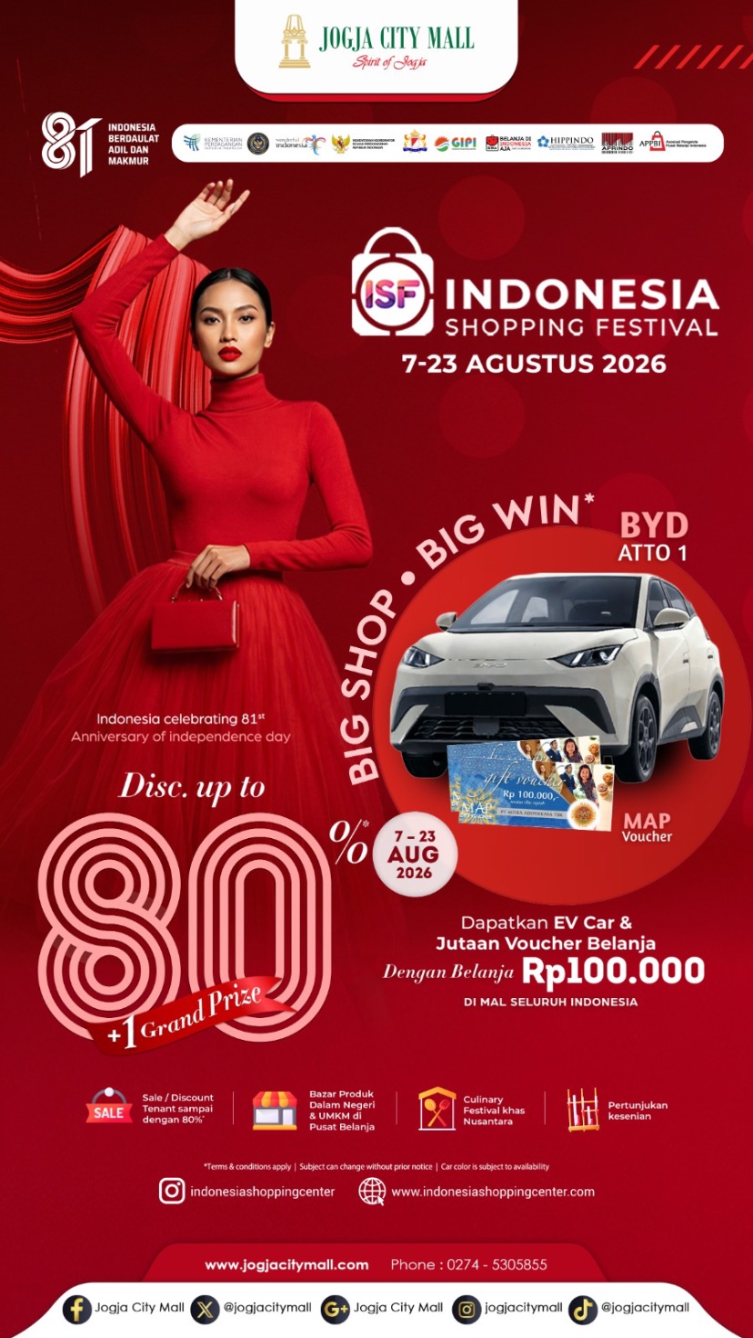 Indonesia Shopping Festival special hadir selama bulan Agustus!