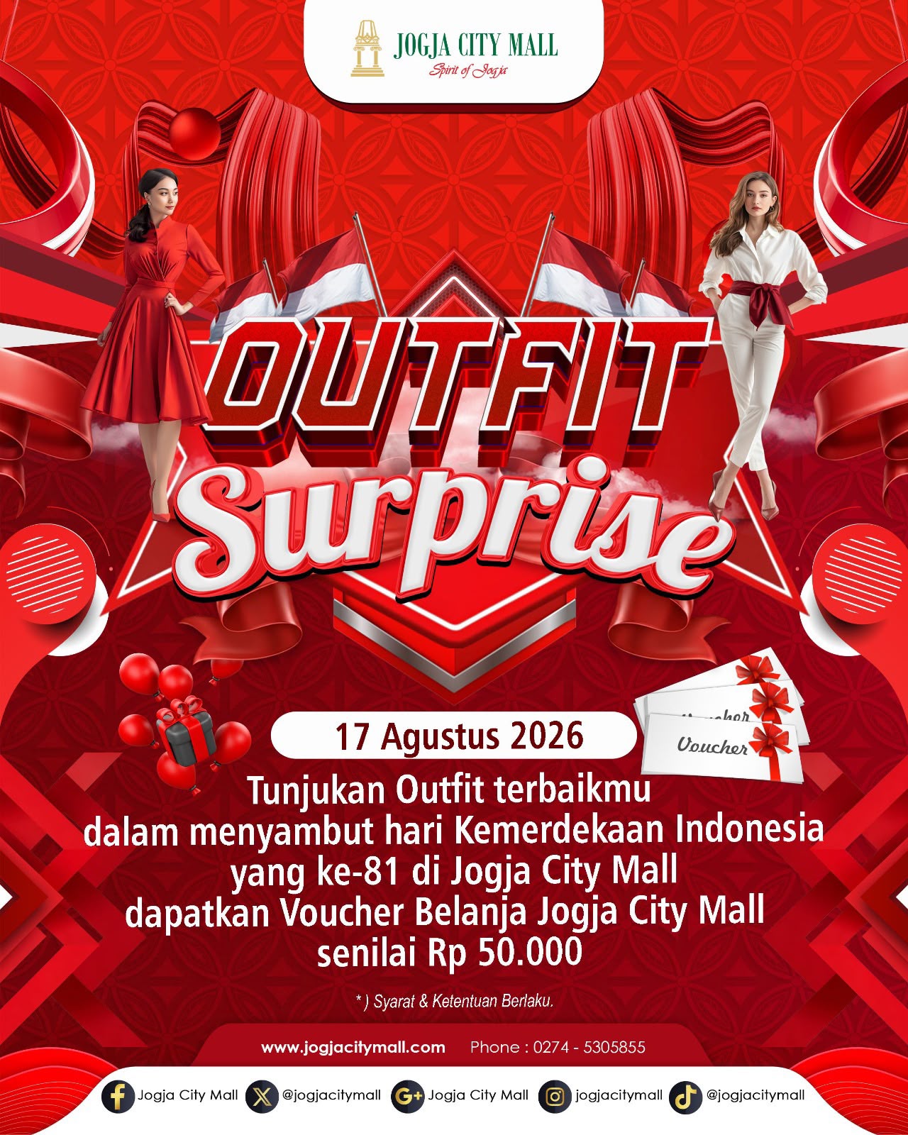 Datang pakai Outfit Kece, Pulang Bawa Surprise!